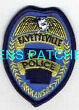 ARKANSAS,FAYETTEVILLE POLICE HAT PATCH 1_wm